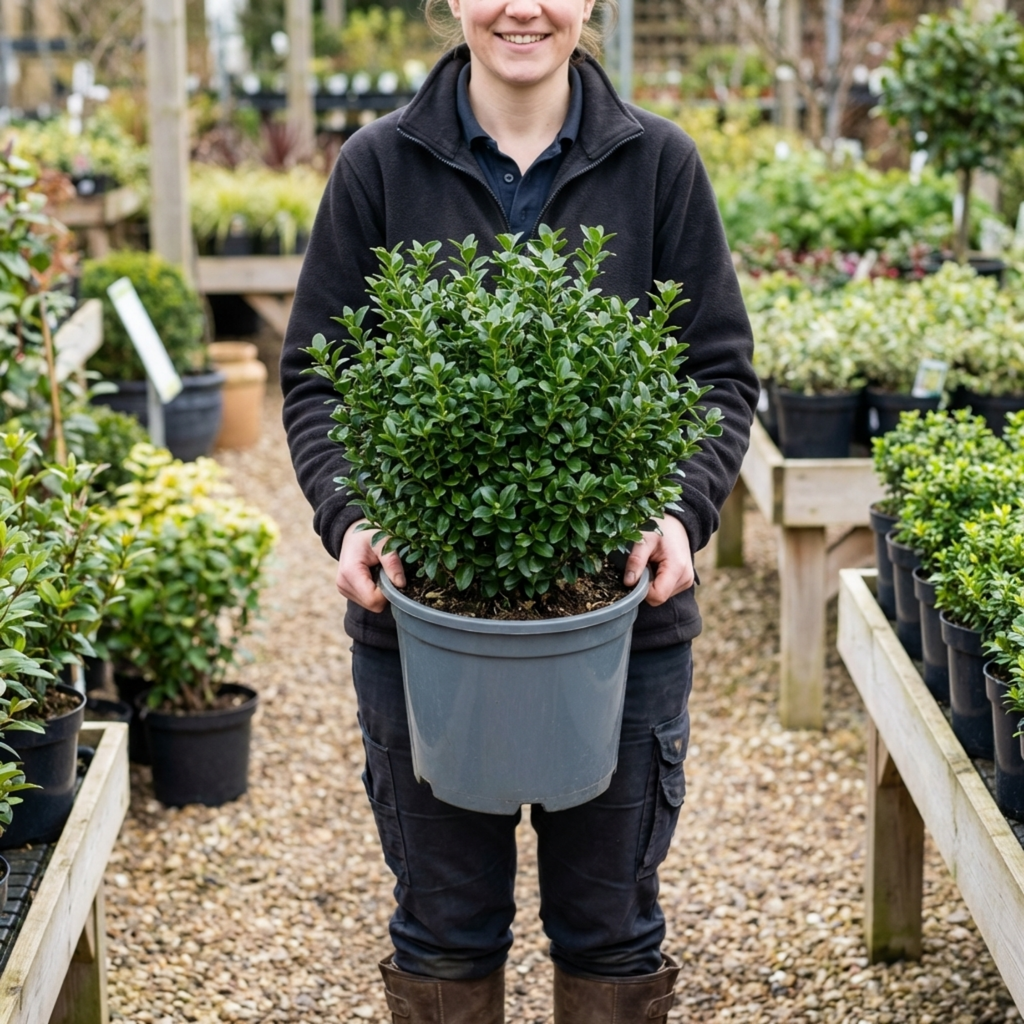 Euonymus ‘Microphyllus’ — Evergreen Shrub, 26cm Pot