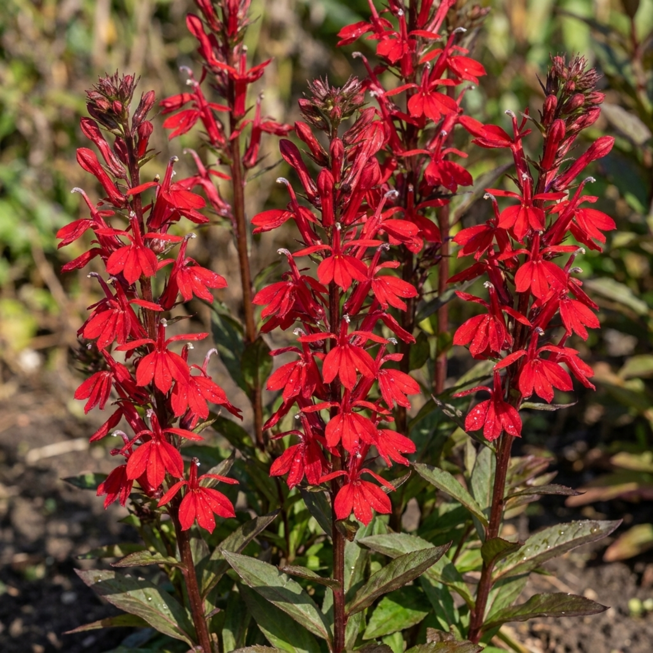 Lobelia ‘Starship Scarlet’ — Herbaceous Perennial, Bee-Friendly, 1L Pot (Set of 3 or 6)