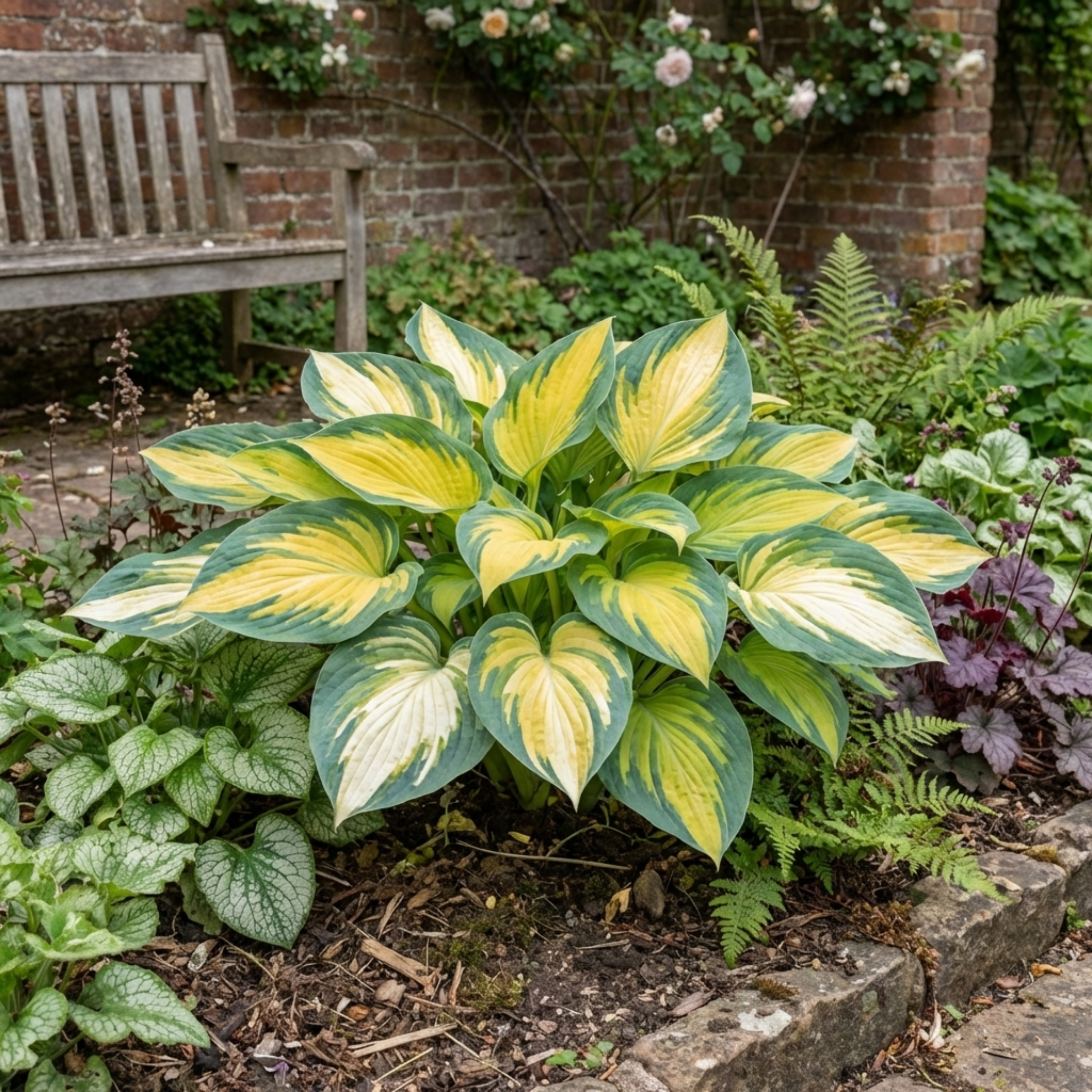Hosta 'Paul's Glory' — Plantain Lily, Hardy Perennial, 1L Pot (Set of 3 or 6)