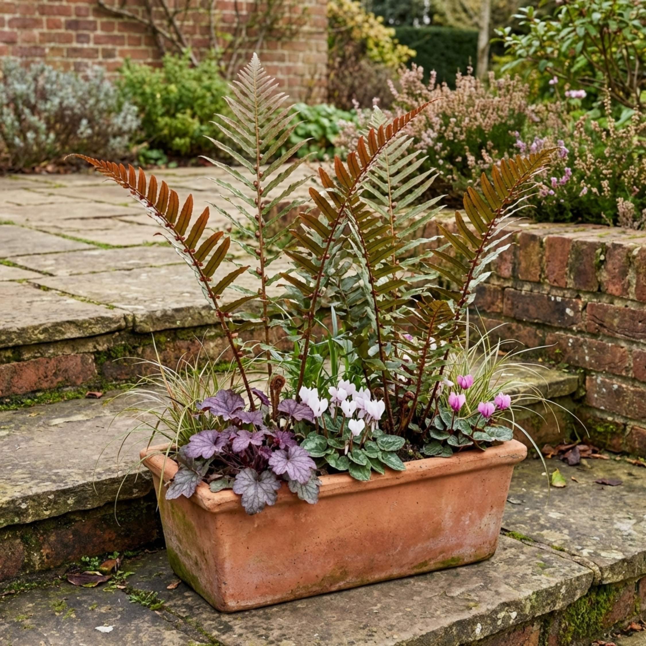 Japanese ‘Shield’ — Semi-evergreen Perennial Fern, 1L Pot (Set of 3 or 6)