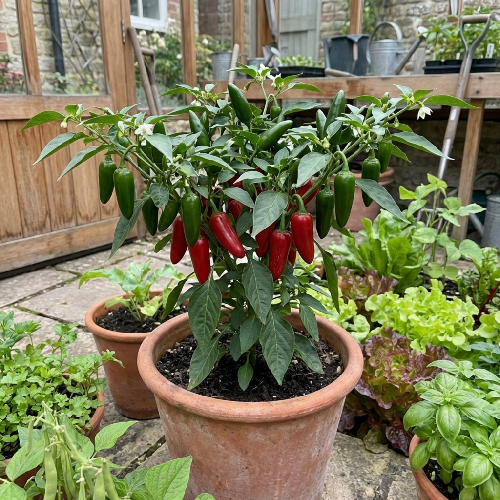 Chilli 'Jalapeño' — Edible Annual, 10.5cm Pot (Set of 3 or 6)