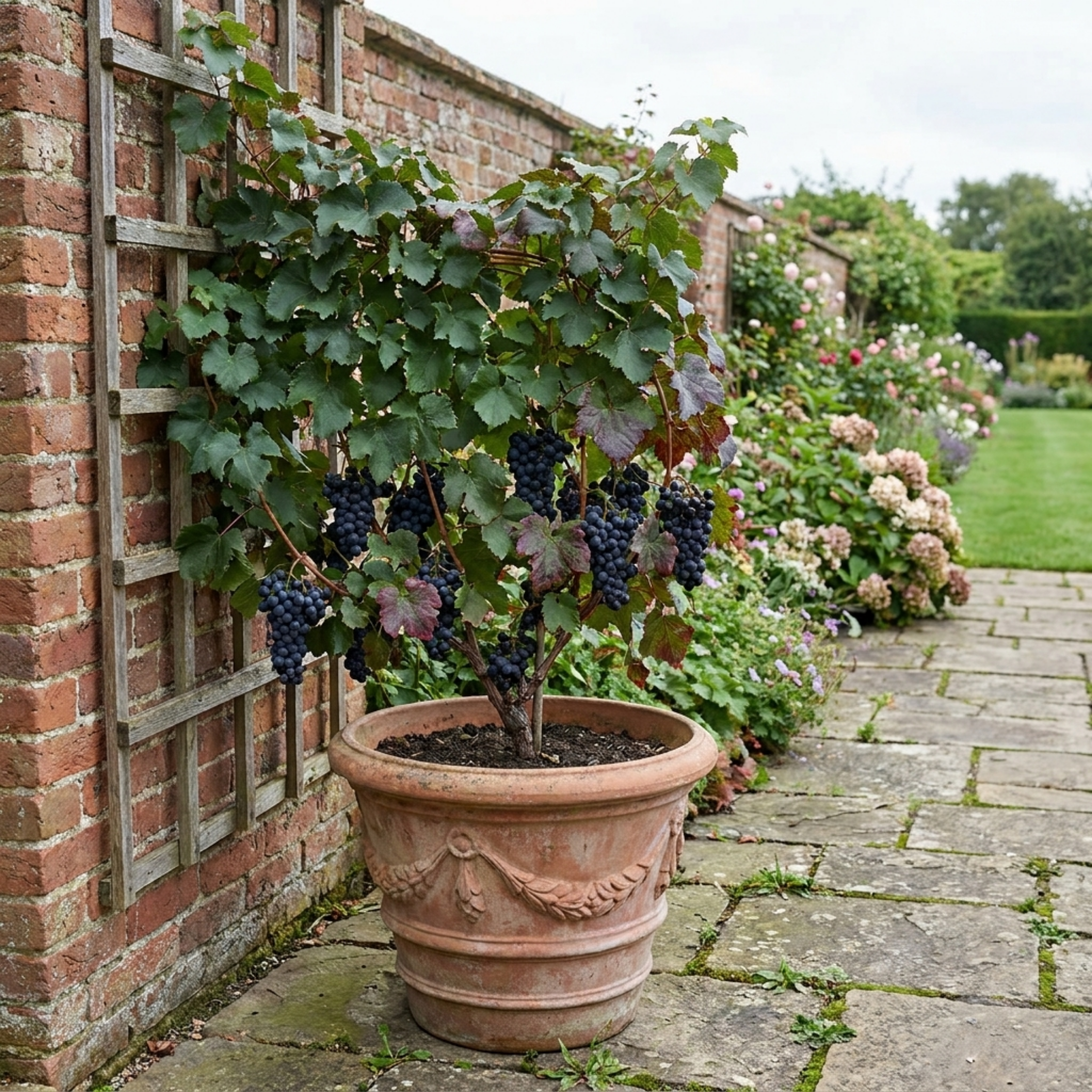 Grape ‘Vine’ — Hardy Deciduous Climbing Vine, 3L Pot