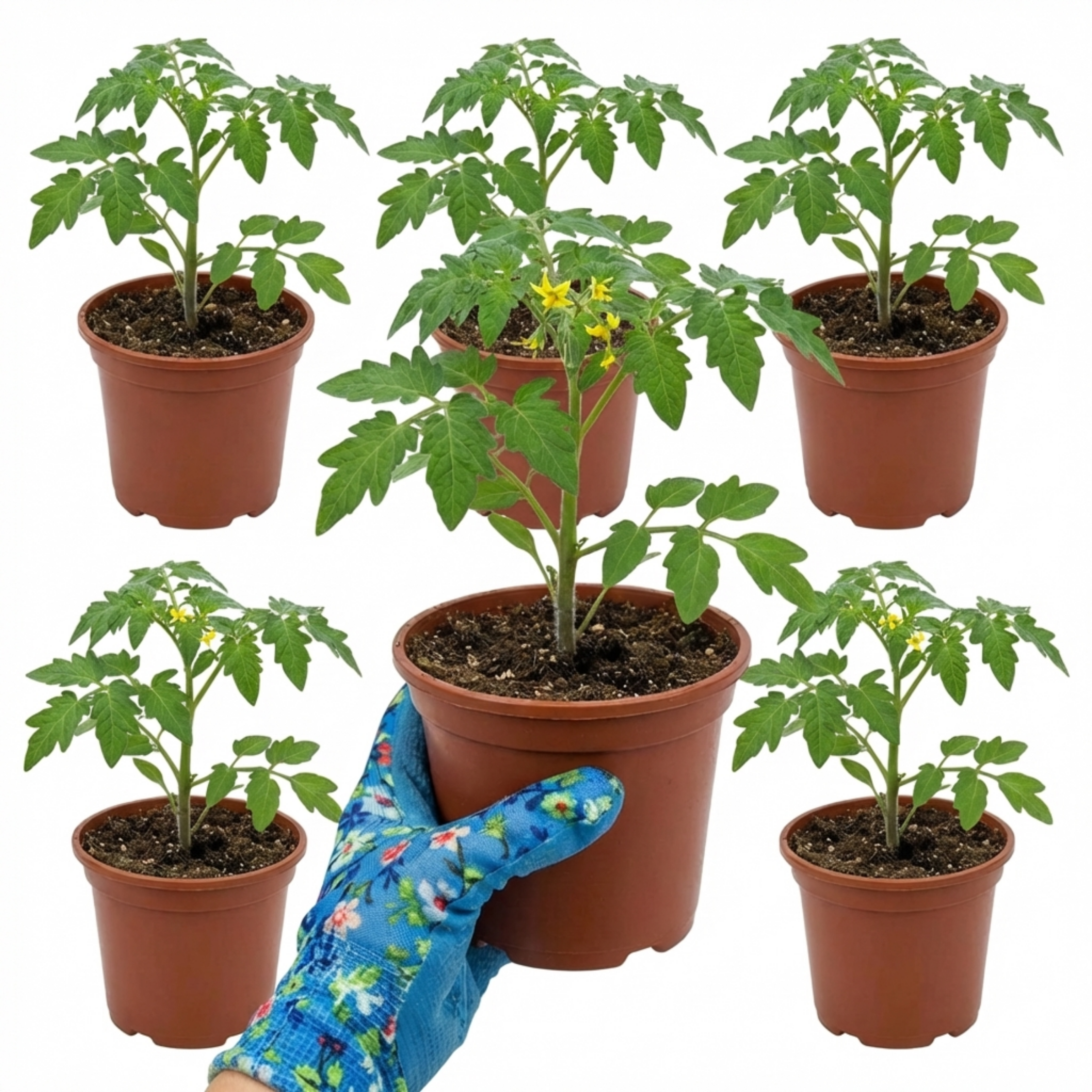 Tomato ‘Jo’ — Half-hardy Annual Fruiting Plant, 1L Pot (Set of 3 or 6)