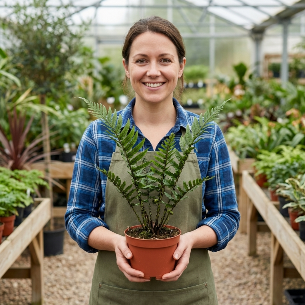 Dryopteris ‘Atrata Wood’ — Hardy Evergreen to Semi-evergreen Perennial Fern, 1L Pot (Set of 3 or 6)