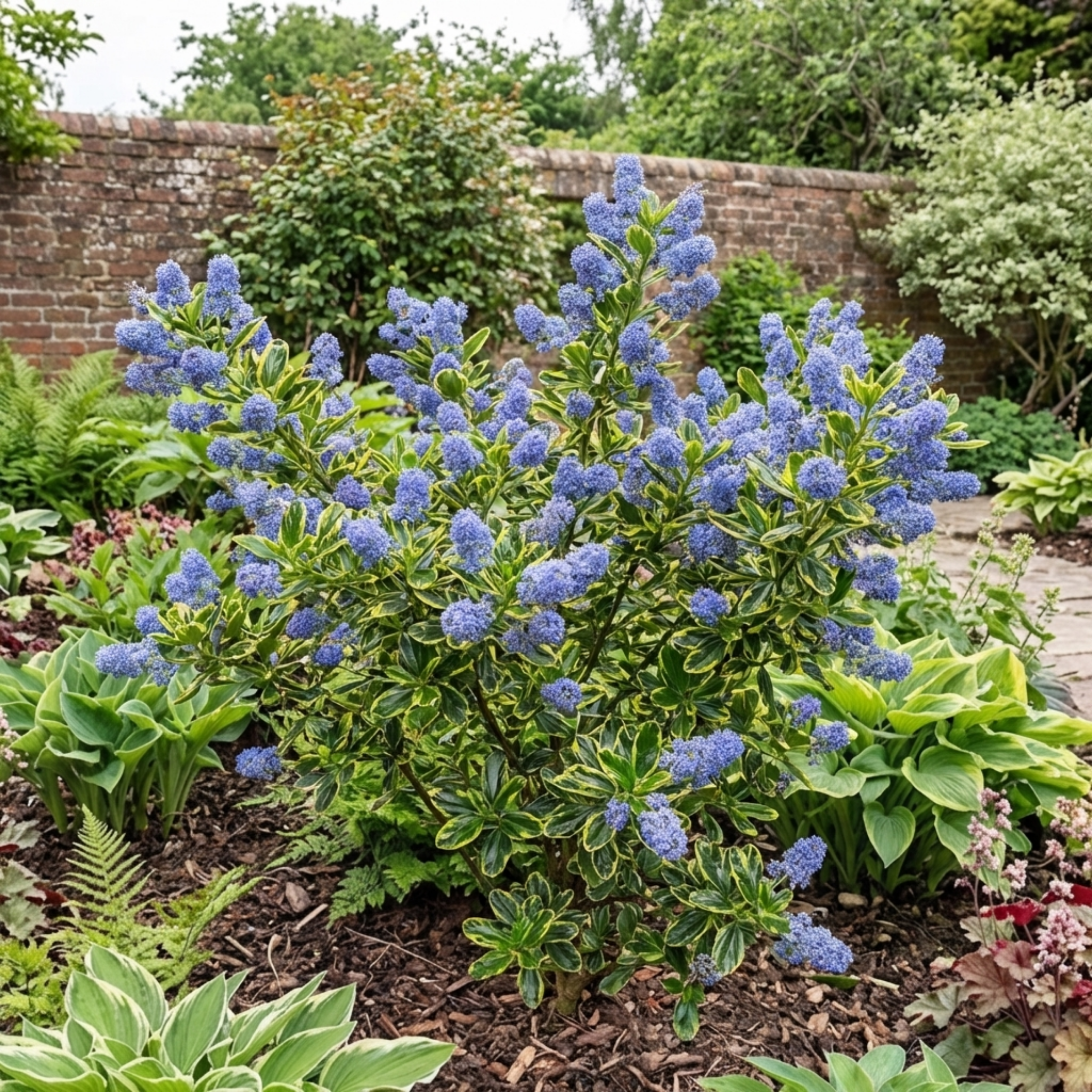 Ceanothus ‘Zanzibar’ — Evergreen Shrub, Bee-Friendly, 3L Pot