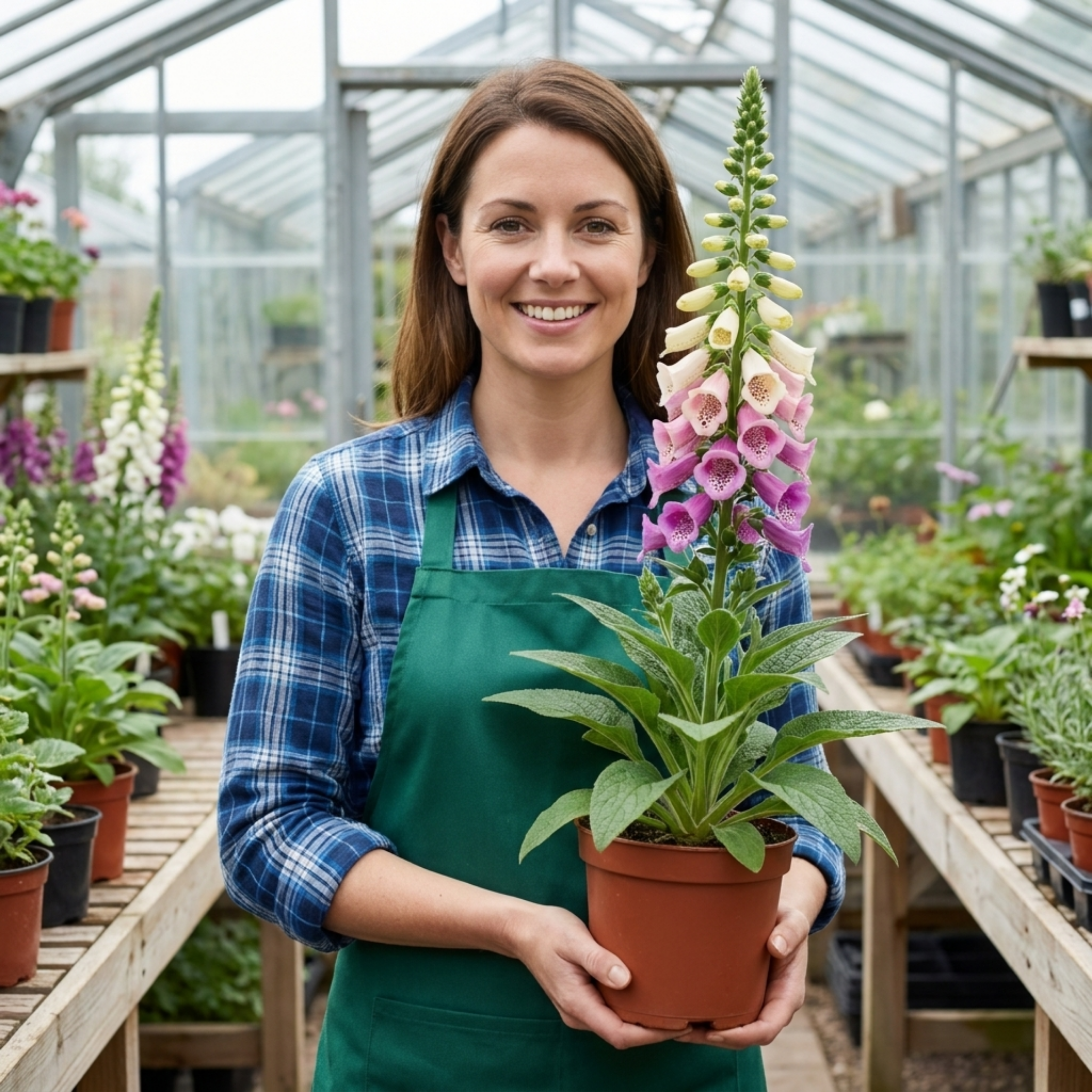 Foxglove ‘Excelsior Hybrids’ — Hardy Perennial (often Grown As a Biennial), Bee-Friendly, 11cm Pot