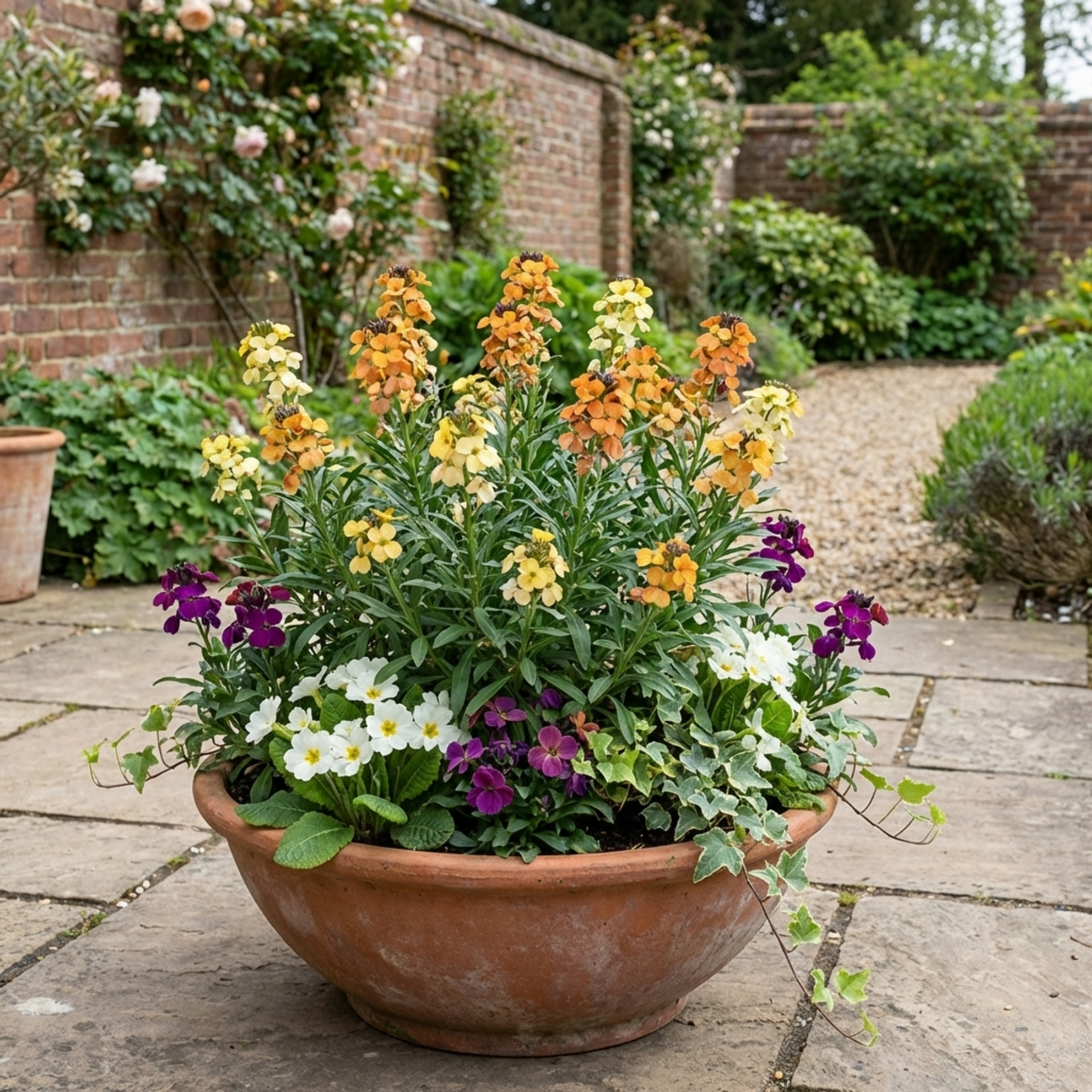Cheiranthus ‘Spring Feeling’ — Hardy Short-Lived Perennial, Bee-Friendly, 1L Pot (Set of 3 or 6)