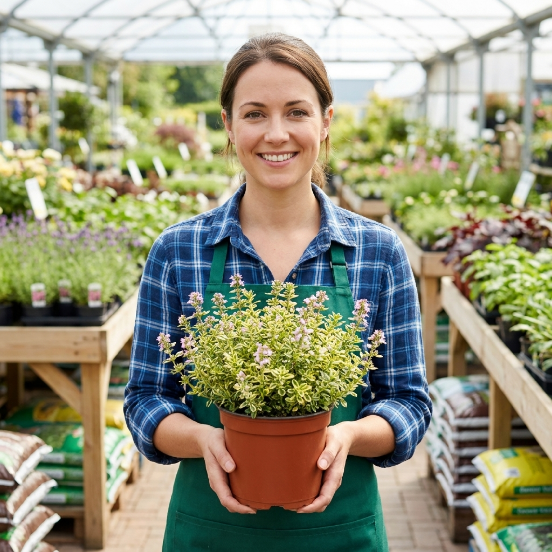 Thymus ‘Doone Valley’ — Hardy Evergreen Perennial Herb, Bee-Friendly, 1L Pot (Set of 3 or 6)