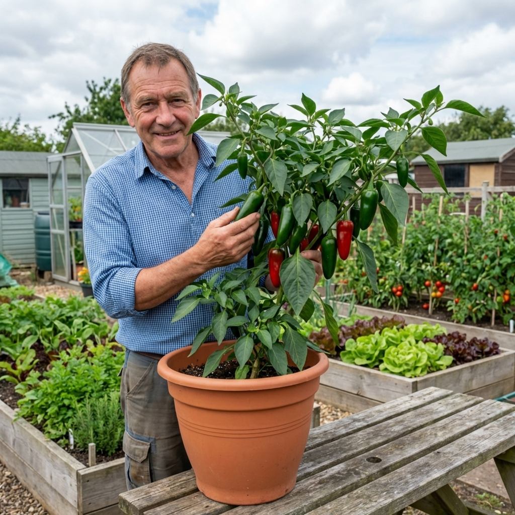 Chilli 'Jalapeño' — Edible Annual, 10.5cm Pot (Set of 3 or 6)