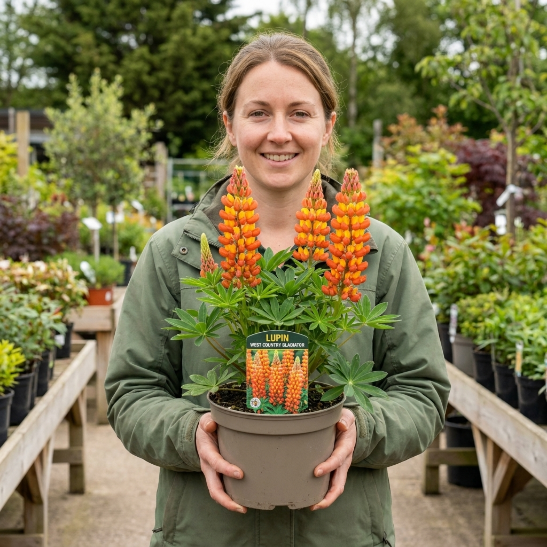 Lupin ‘Gladiator’ — Hardy Perennial, Bee-Friendly, 19cm Pot