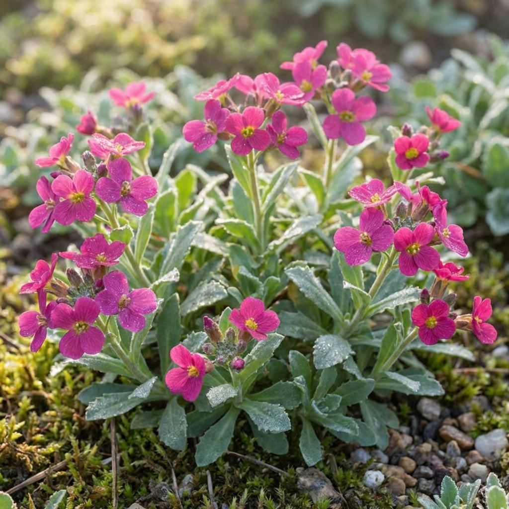 Arabis ‘Aubris Deep Rose’ — Evergreen Alpine Perennial, 1L Pot (Set of 3 or 6)