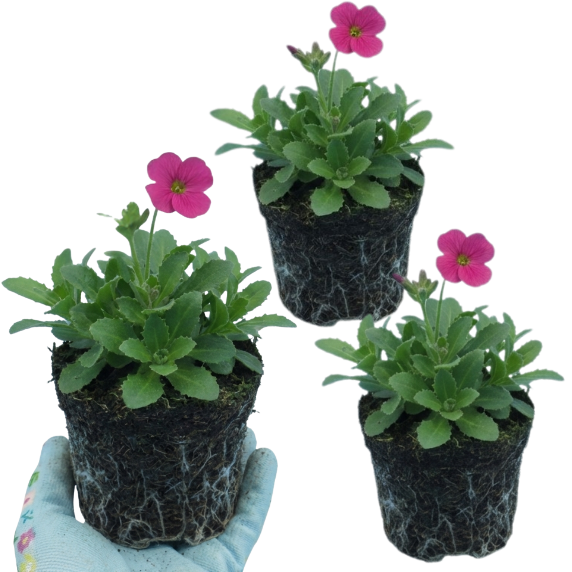 Arabis ‘Barranca Deep Rose’ — Evergreen Alpine Perennial, 1L Pot (Set of 3 or 6)