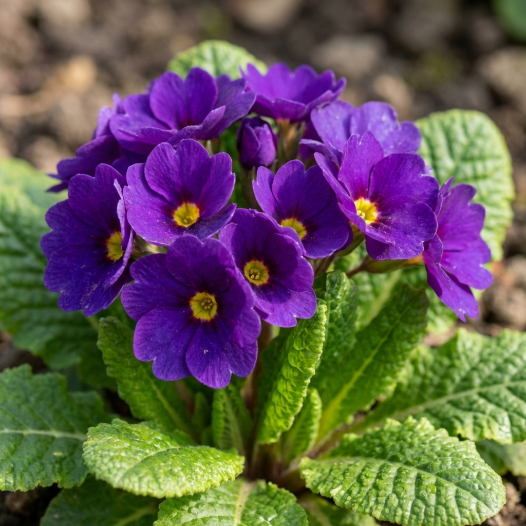 Primula ‘Little Queen Violet’ — Hardy Herbaceous Perennial, Bee-Friendly, 1L Pot (Set of 3 or 6)