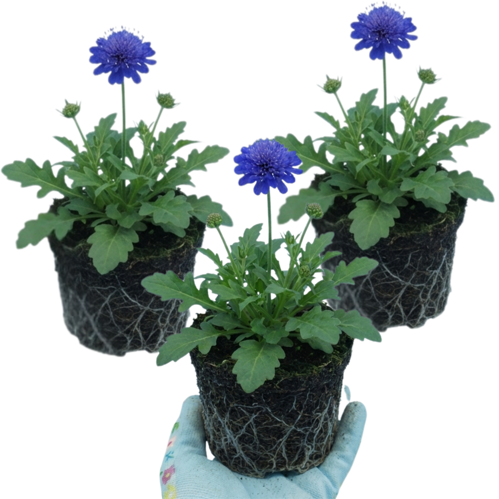 Scabious ‘Blue Note’ — Hardy Perennial, Bee-Friendly, 1L Pot (Set of 3 or 6)
