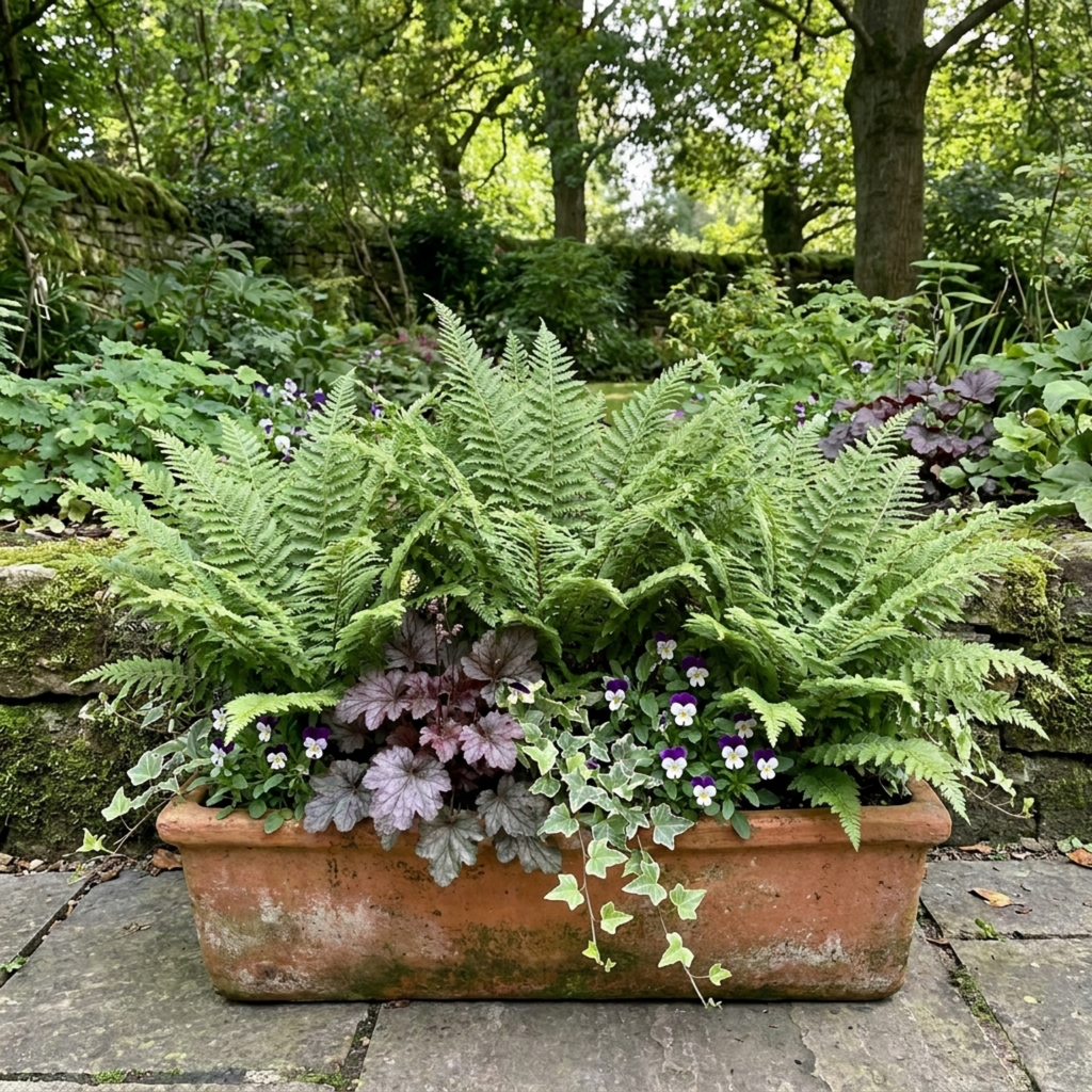 Soft ‘Shield’ — Evergreen Perennial Fern, 1L Pot (Set of 3 or 6)