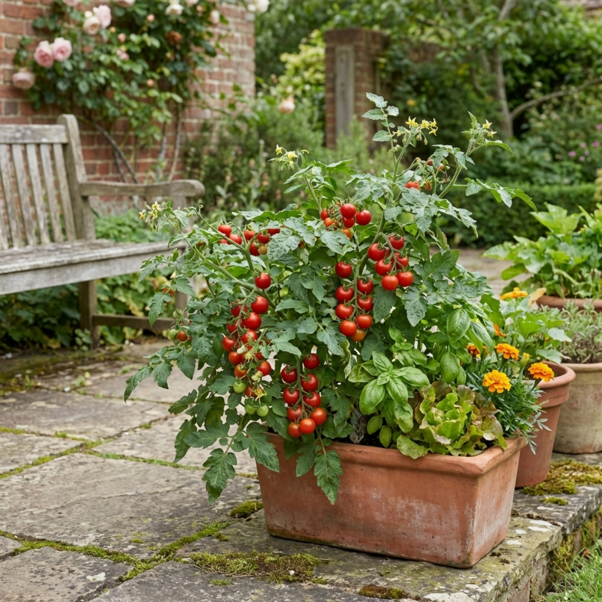 Growers ‘Selection Cherry Tomato Patio’ — Fruit Plant / Tender Annual, 10.5cm Pot (Set of 3 or 6)