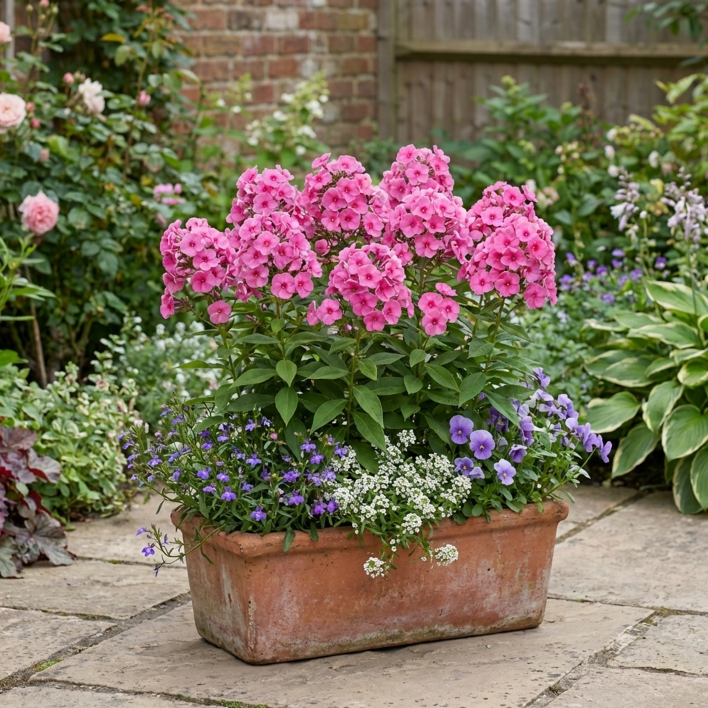 Phlox ‘Fabulous Rose’ — Hardy Perennial, Bee-Friendly, 1L Pot (Set of 3 or 6)