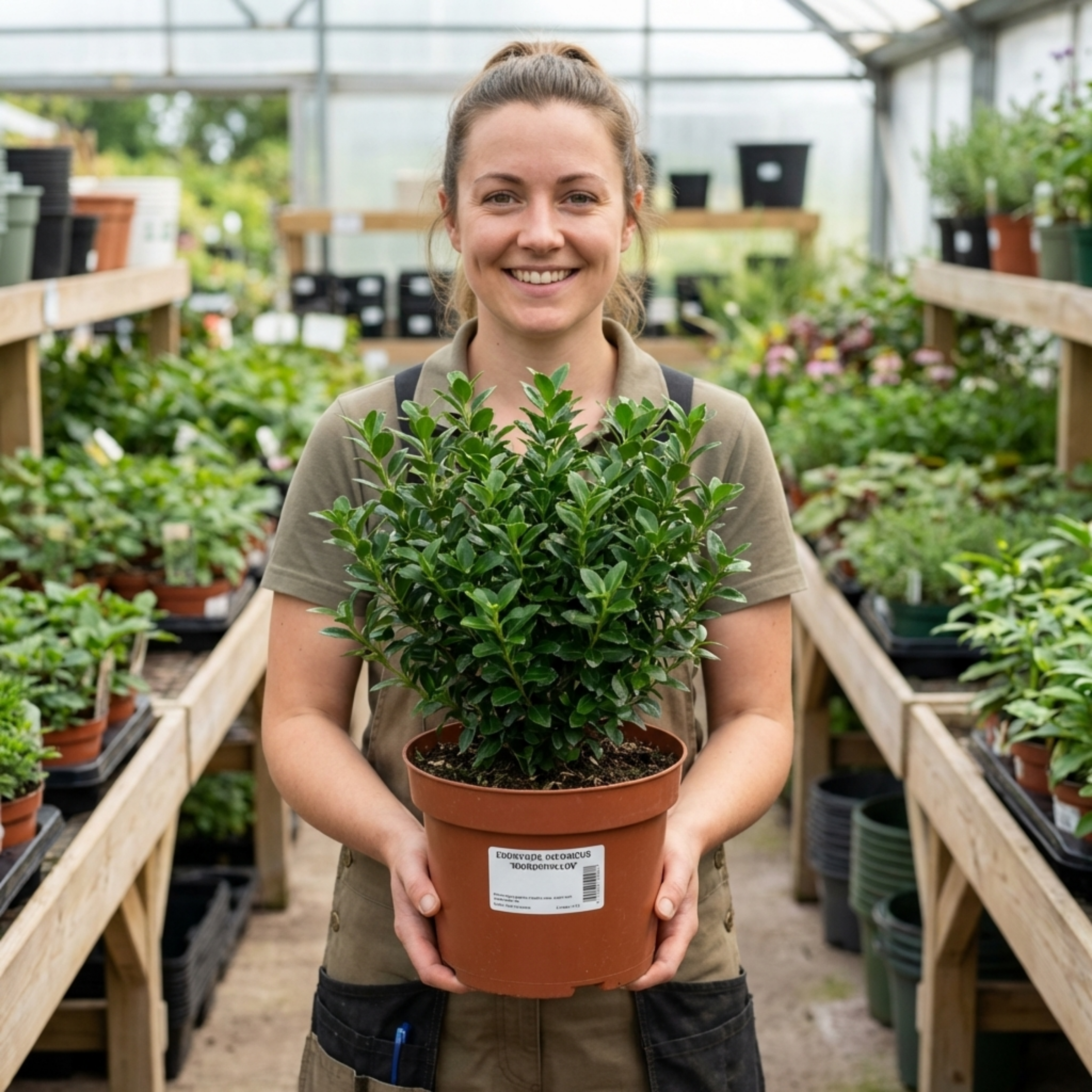 Euonymus ‘Microphyllus’ — Evergreen Shrub, 17cm Pot