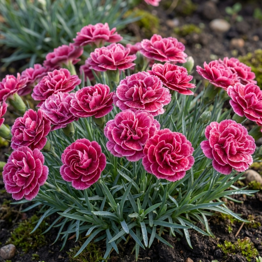 Dianthus ‘Oscar Pink Heart’ — Hardy Perennial, Bee-Friendly, 10.5cm Pot (Set of 3 or 6)