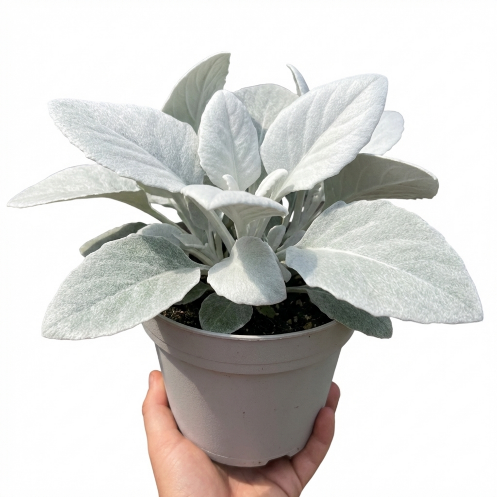 Senecio ‘Angel Wings Silver Leaf’ — Evergreen Perennial, 23cm Pot