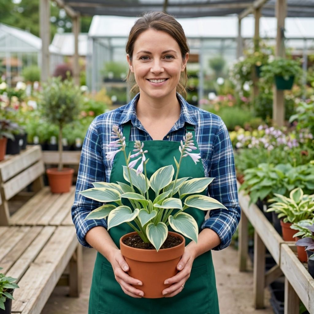 Hosta 'First Frost' — Plantain Lily, Hardy Perennial, 1L Pot (Set of 3 or 6)