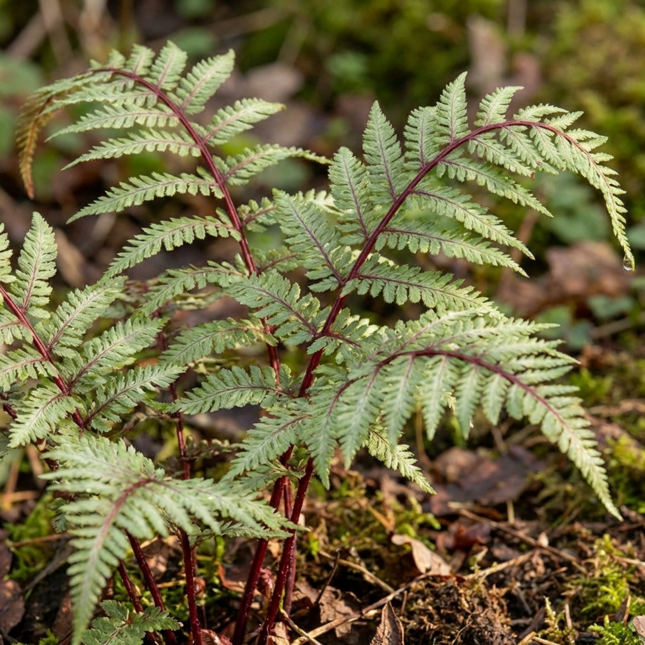 Lady ‘in Red’ — Deciduous Perennial Fern, 11cm Pot (Set of 3 or 6)