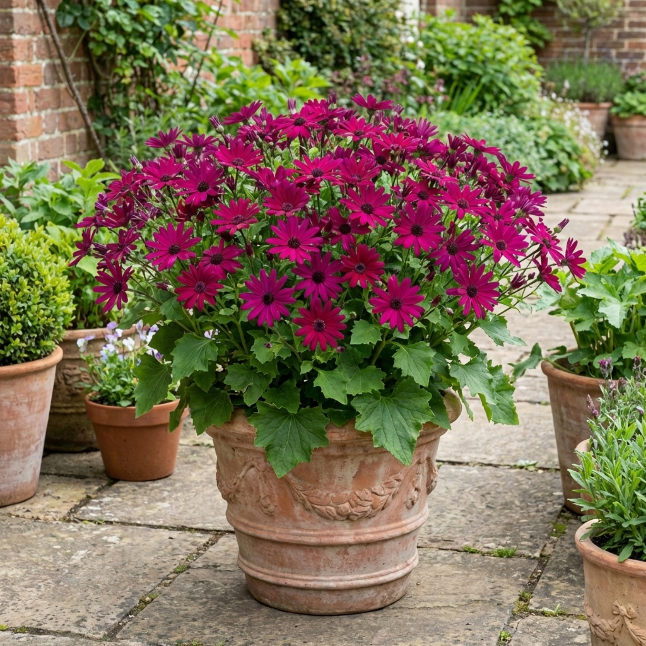 Senetti ‘Magenta Pericallis Daisy’ — Bedding Plant, Bee-Friendly, 6.5L Pot