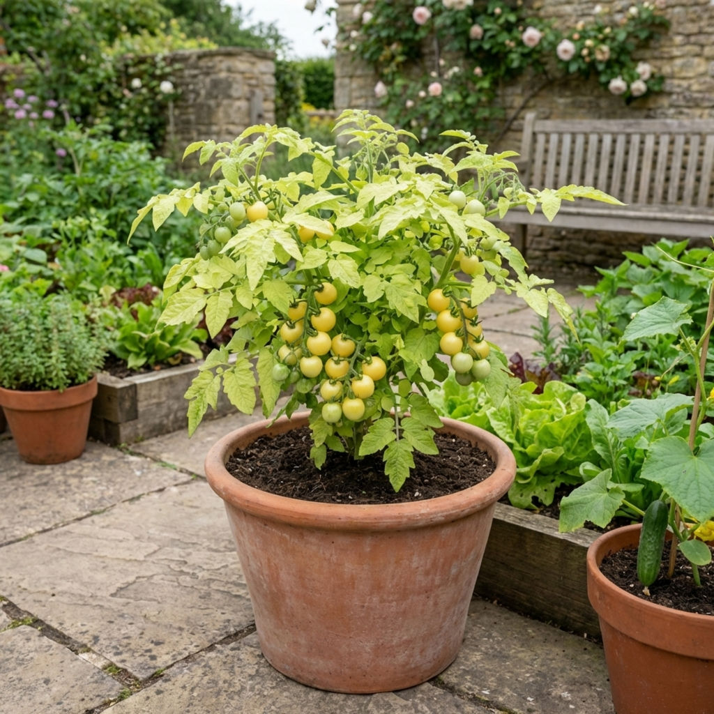 Tomato ‘Lemon Sherbet’ — Fruit Plant / Tender Annual, 10.5cm Pot (Set of 3 or 6)