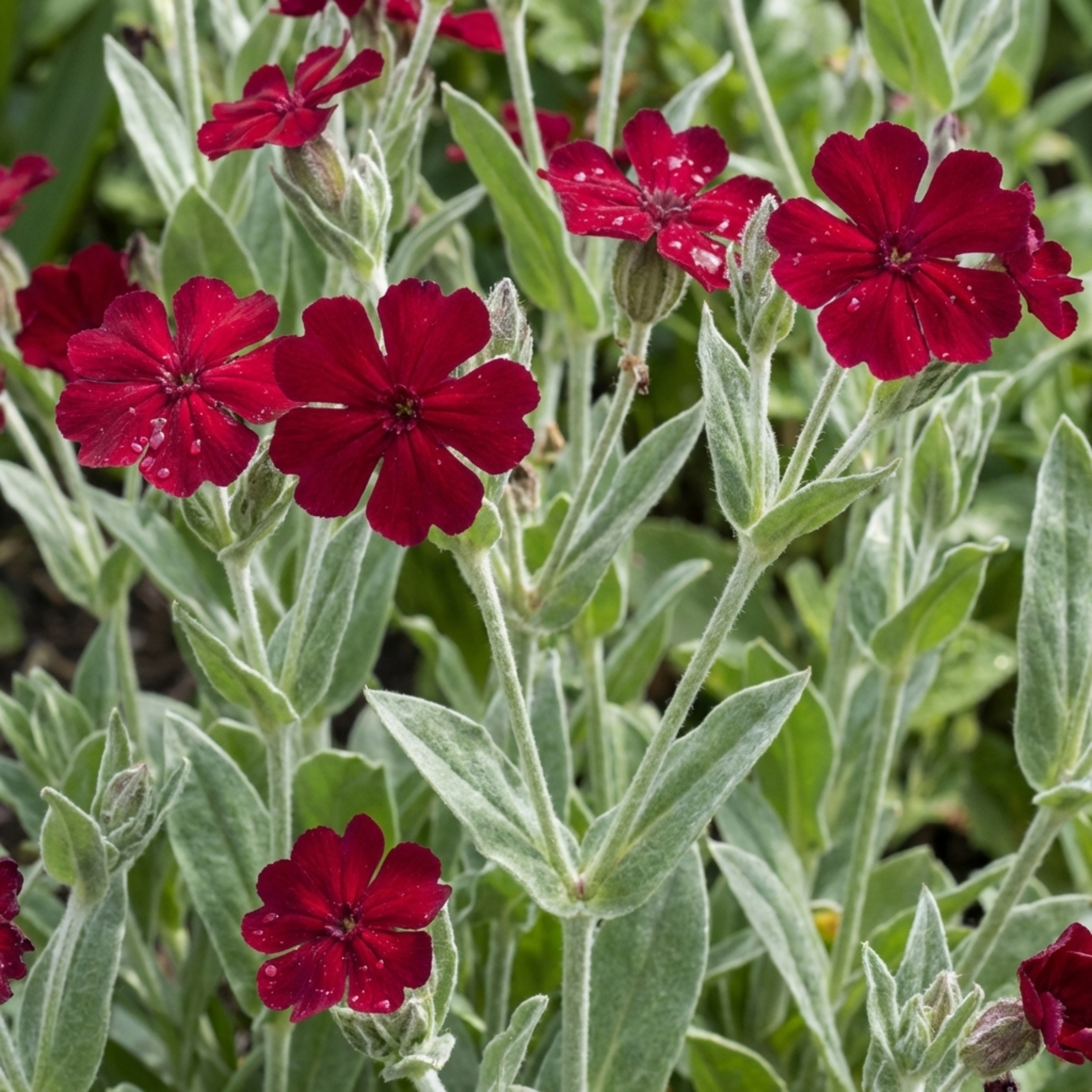 Lychnis ‘Rose Campion’ — Hardy Perennial, Bee-Friendly, 1L Pot (Set of 3 or 6)