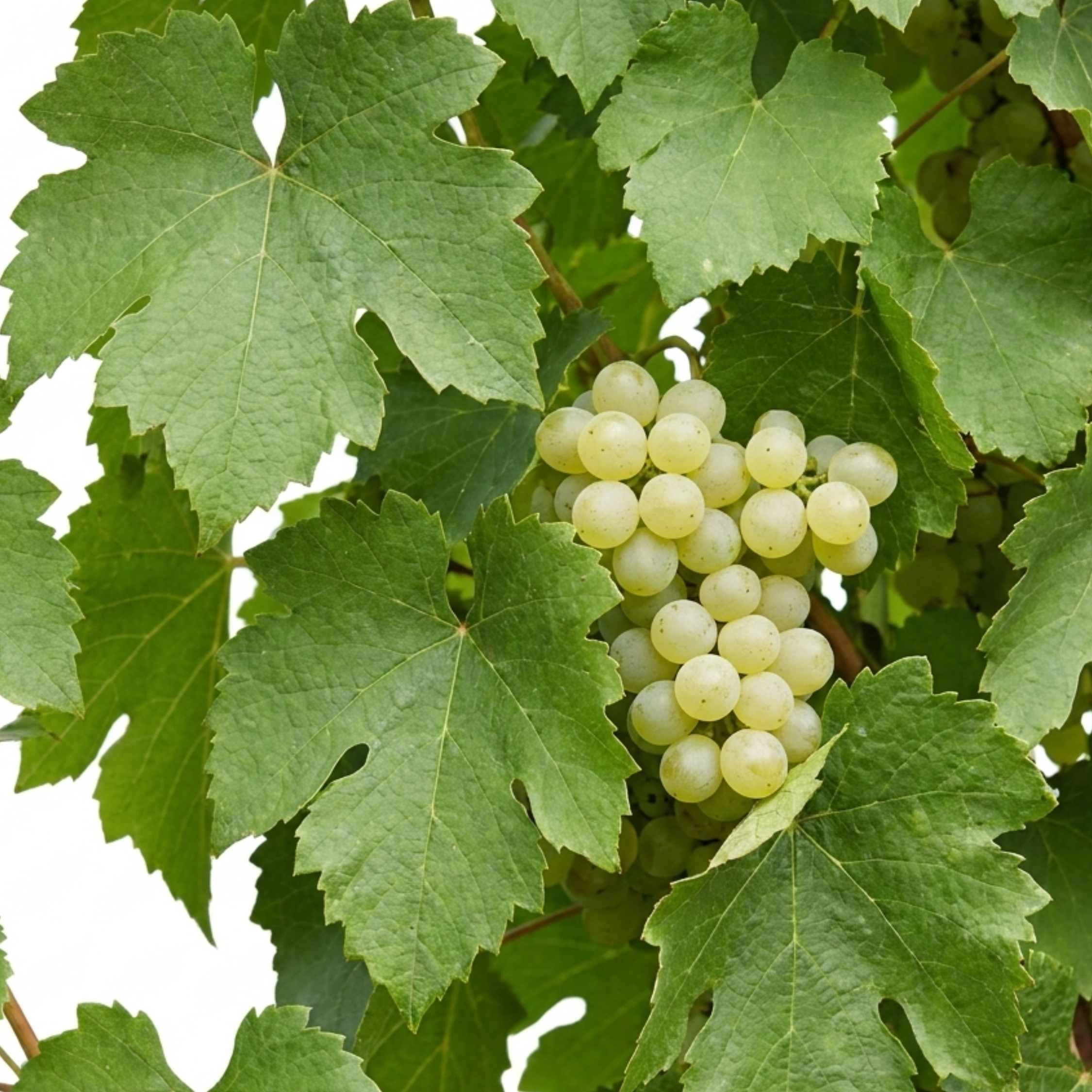 Grape ‘Vine Vitis Exalta White’ — Hardy Deciduous Climbing Vine, 3L Pot