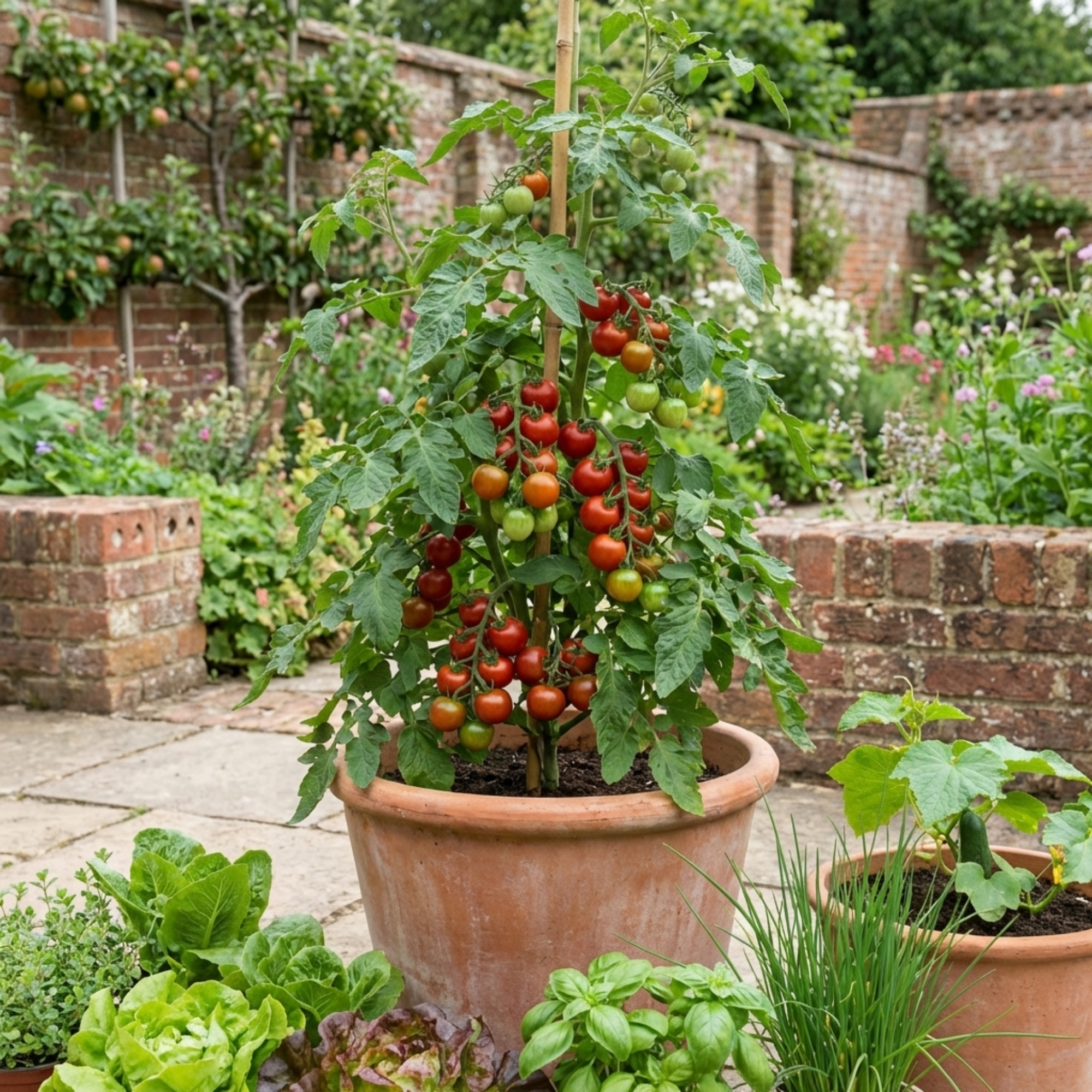 Tomato ‘Gardeners Delight’ — Fruit Plant / Tender Annual, 10.5cm Pot (Set of 3 or 6)