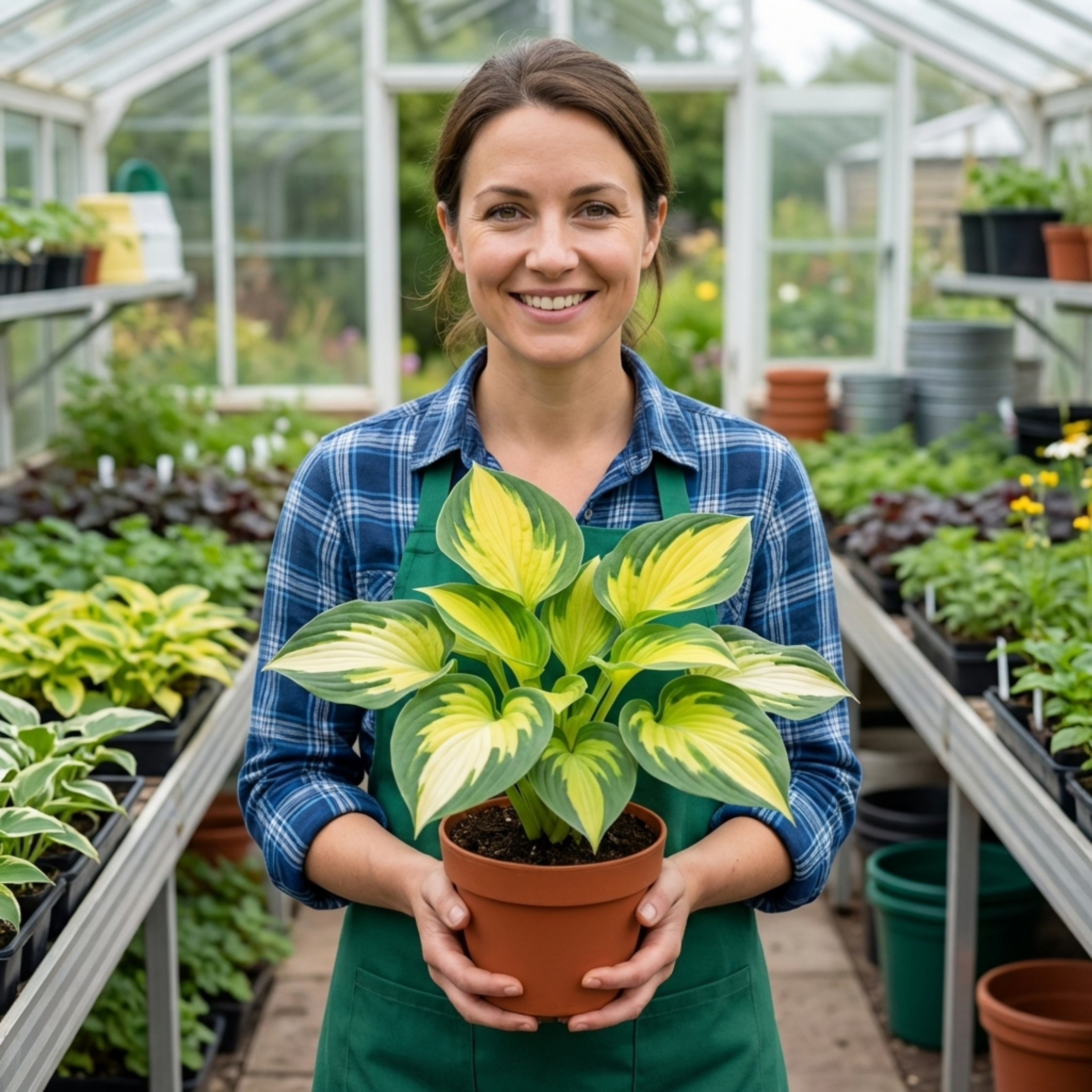 Hosta 'Paul's Glory' — Plantain Lily, Hardy Perennial, 1L Pot (Set of 3 or 6)