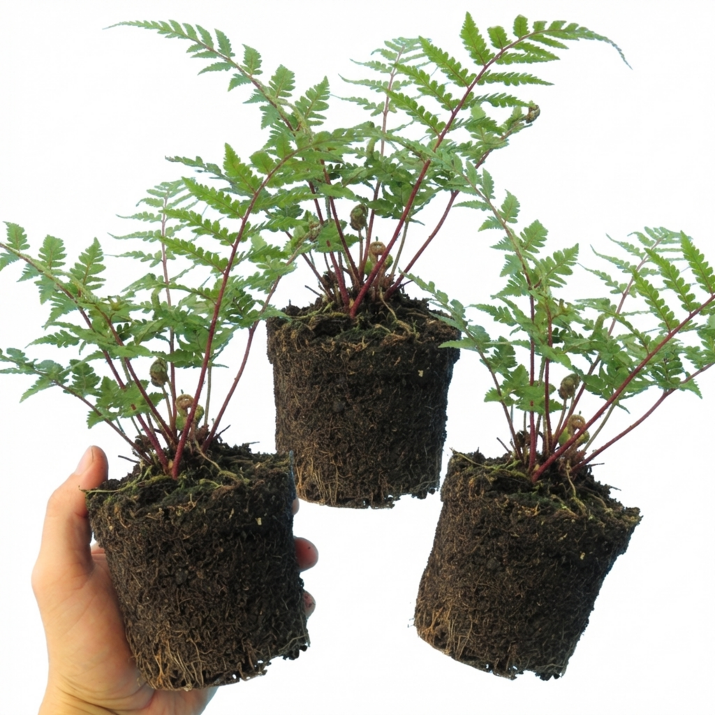 Lady ‘in Red’ — Deciduous Perennial Fern, 11cm Pot (Set of 3 or 6)