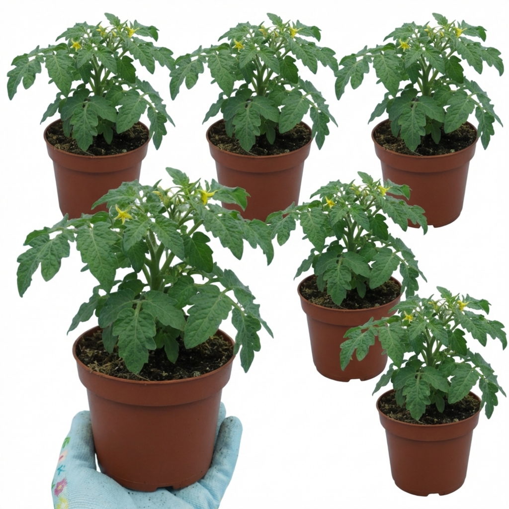 Tomato ‘Veranda Red’ — Fruit Plant / Tender Annual, 10.5cm Pot (Set of 3 or 6)
