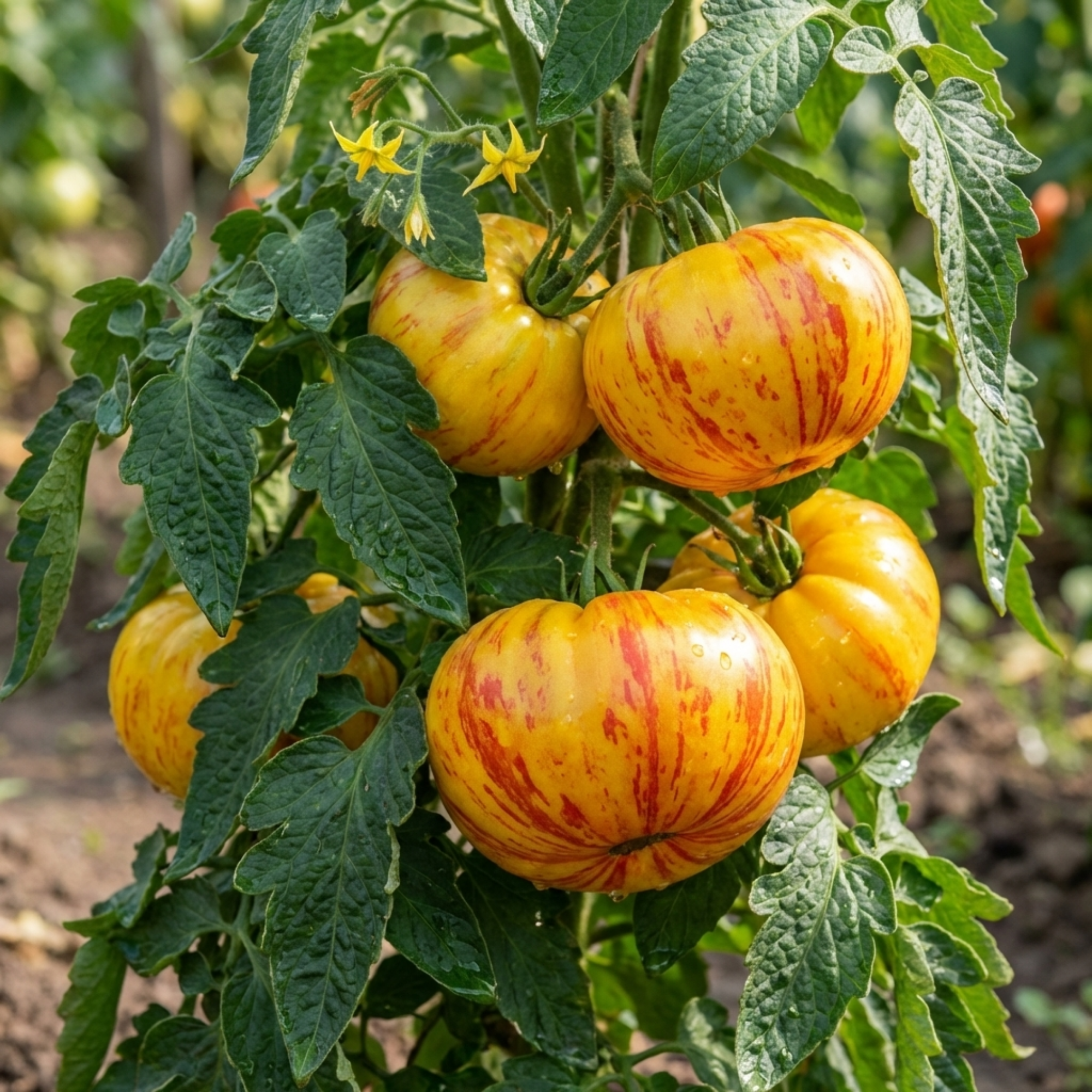 Tomato ‘Buffalosun’ — Fruit Plant / Tender Annual, 10.5cm Pot (Set of 3 or 6)