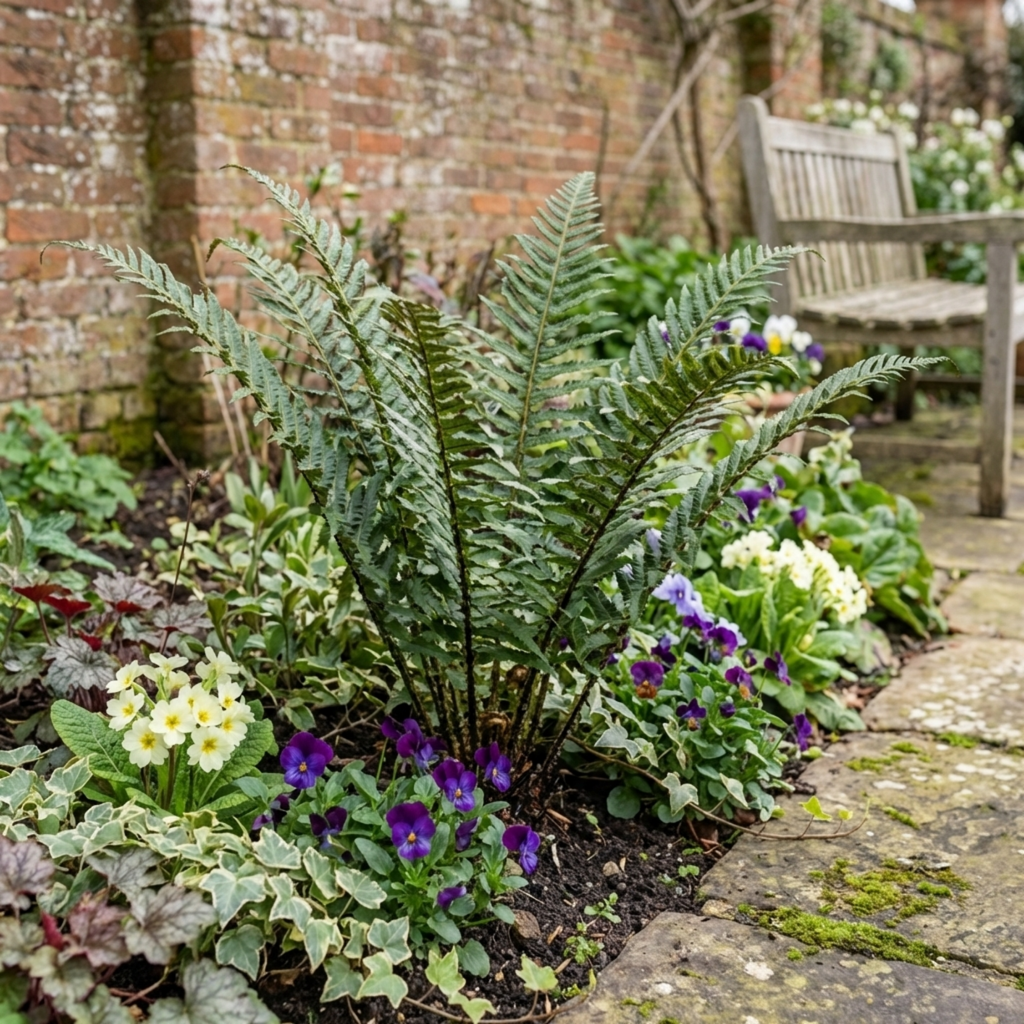 Dryopteris ‘Atrata Wood’ — Hardy Evergreen to Semi-evergreen Perennial Fern, 1L Pot (Set of 3 or 6)