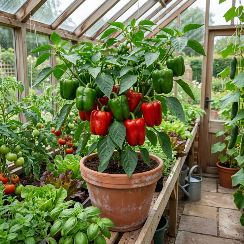 Sweet Pepper 'Thor' — Edible Annual, 10.5cm Pot (Set of 3 or 6)