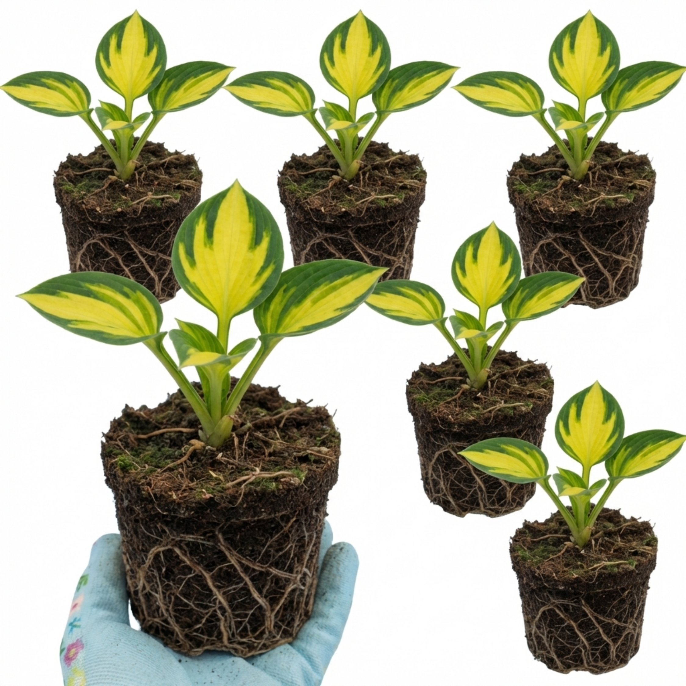 Hosta 'Paul's Glory' — Plantain Lily, Hardy Perennial, 1L Pot (Set of 3 or 6)