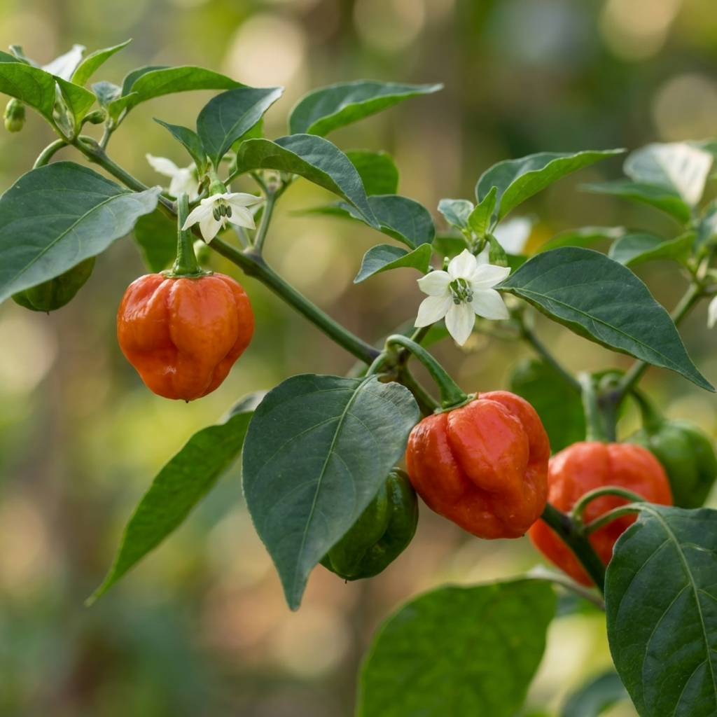 Chilli 'Scotch Bonnet' — Edible Annual, 10.5cm Pot (Set of 3 or 6)