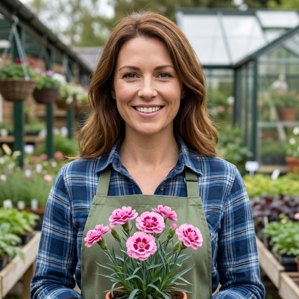Dianthus ‘Oscar Pink Heart’ — Hardy Perennial, Bee-Friendly, 10.5cm Pot (Set of 3 or 6)