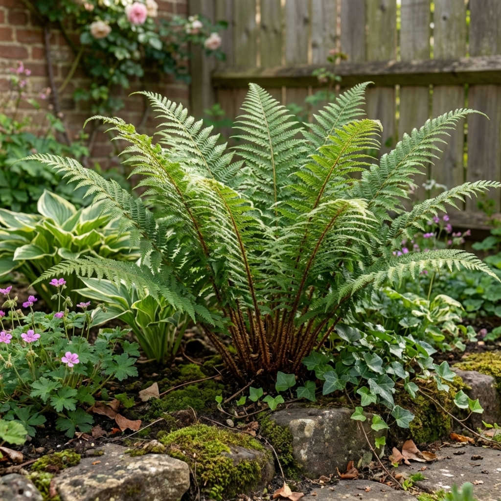 Soft ‘Shield’ — Evergreen Perennial Fern, 1L Pot (Set of 3 or 6)