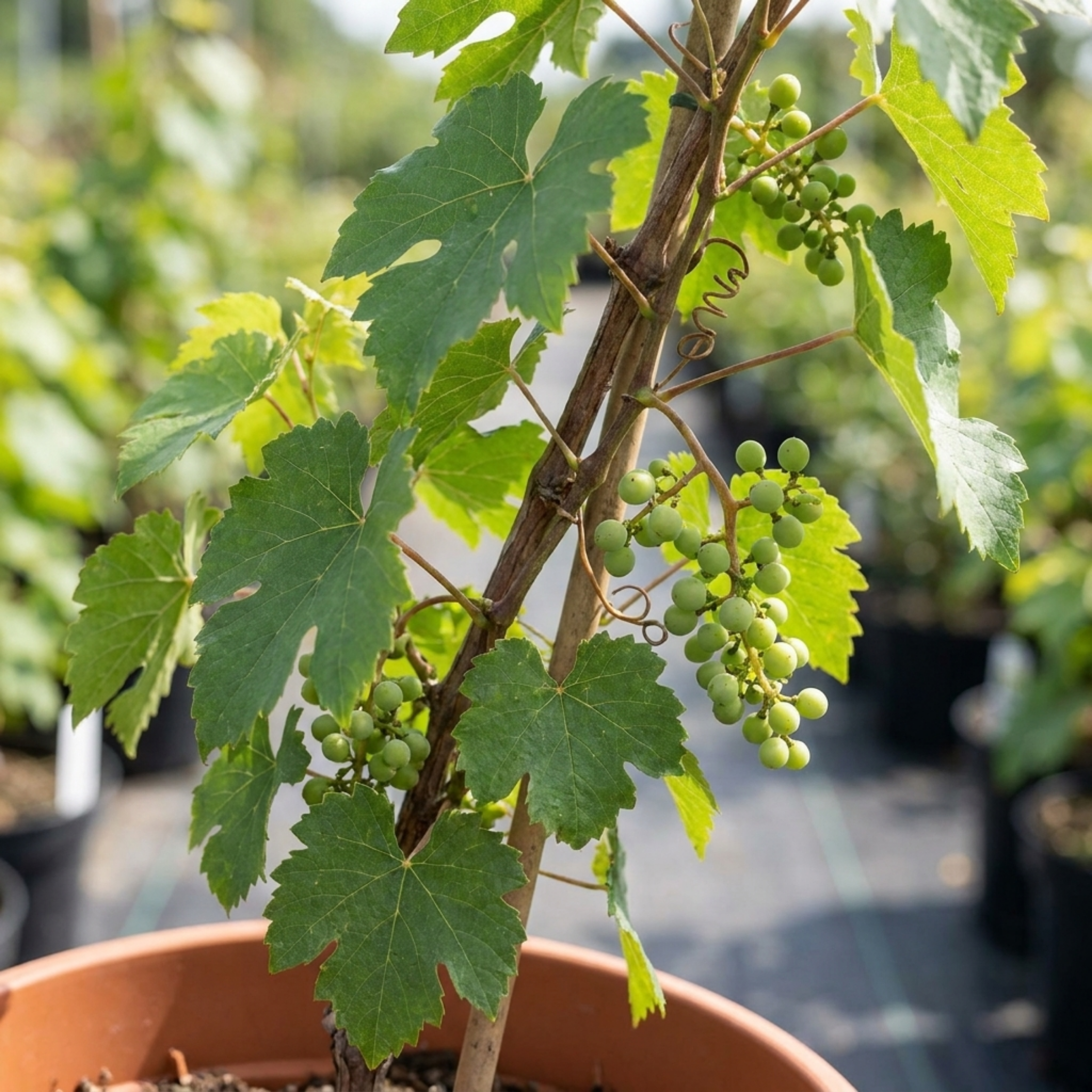 Vitis ‘Sulima White’ — Hardy Deciduous Climber, 3L Pot