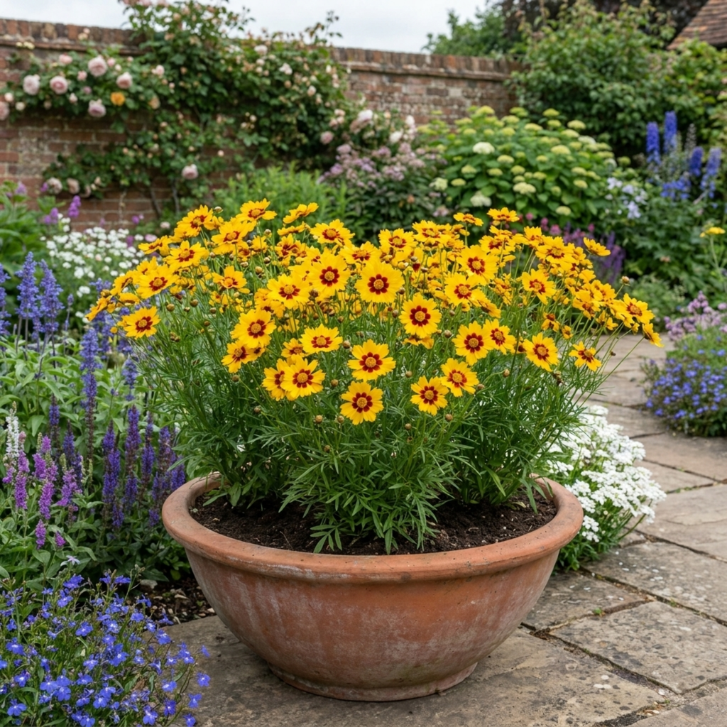 Coreopsis ‘Sunfire’ — Hardy Perennial, Bee-Friendly, 1L Pot (Set of 3 or 6)