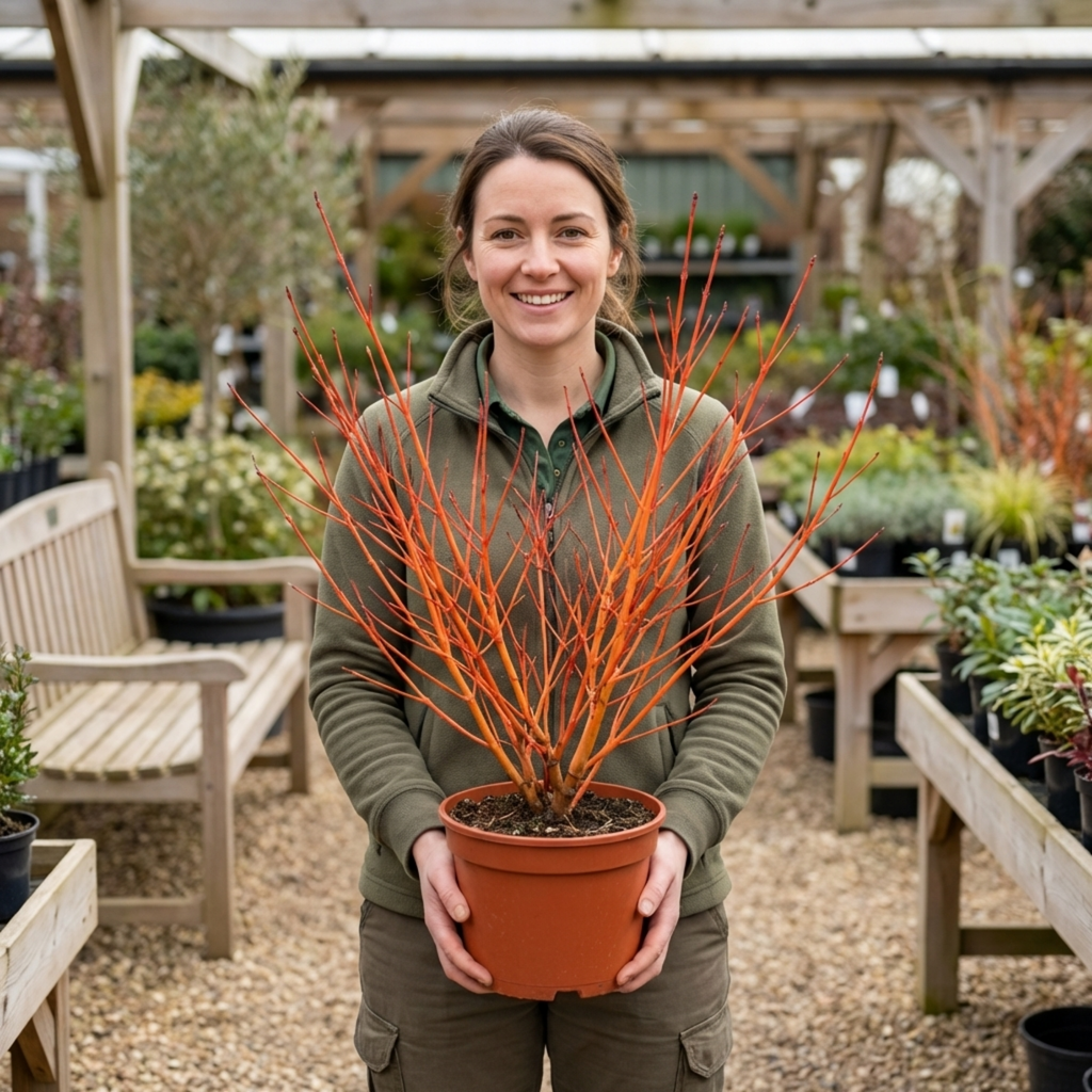 Cornus ‘Midwinter Fire’ — Deciduous Shrub, Bee-Friendly, 3L Pot
