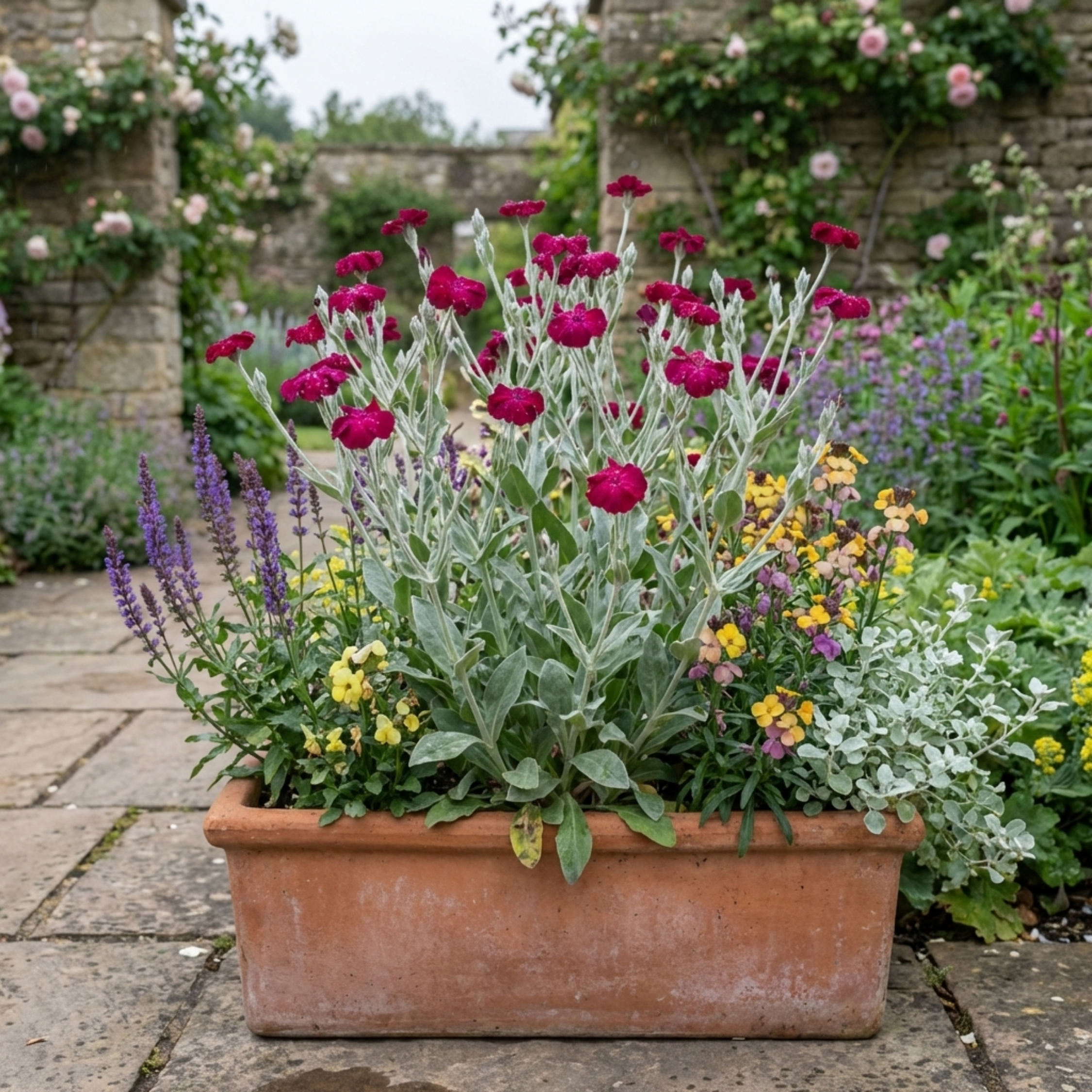 Lychnis ‘Atrosanguinea’ — Hardy Perennial, Bee-Friendly, 1L Pot (Set of 3 or 6)