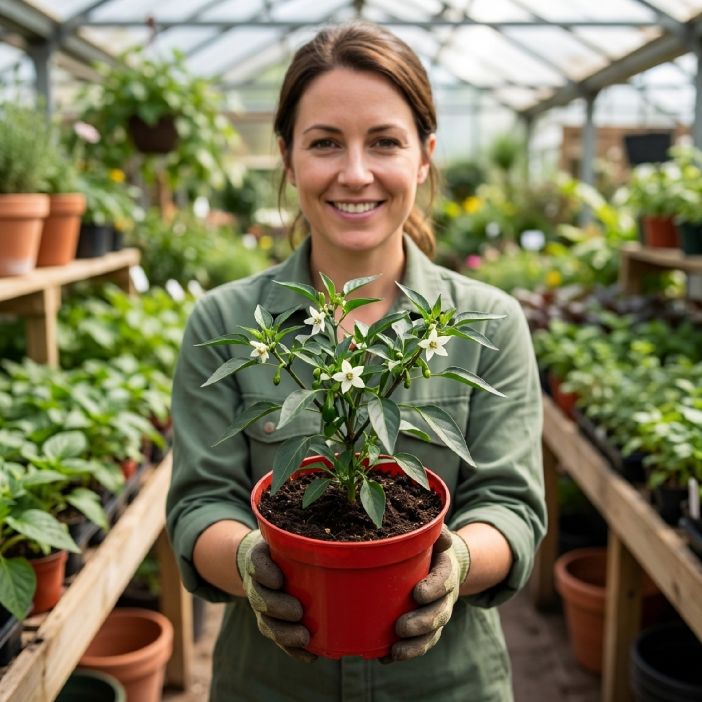 Chilli 'Armageddon' — Edible Annual, 10.5cm Pot (Set of 3 or 6)