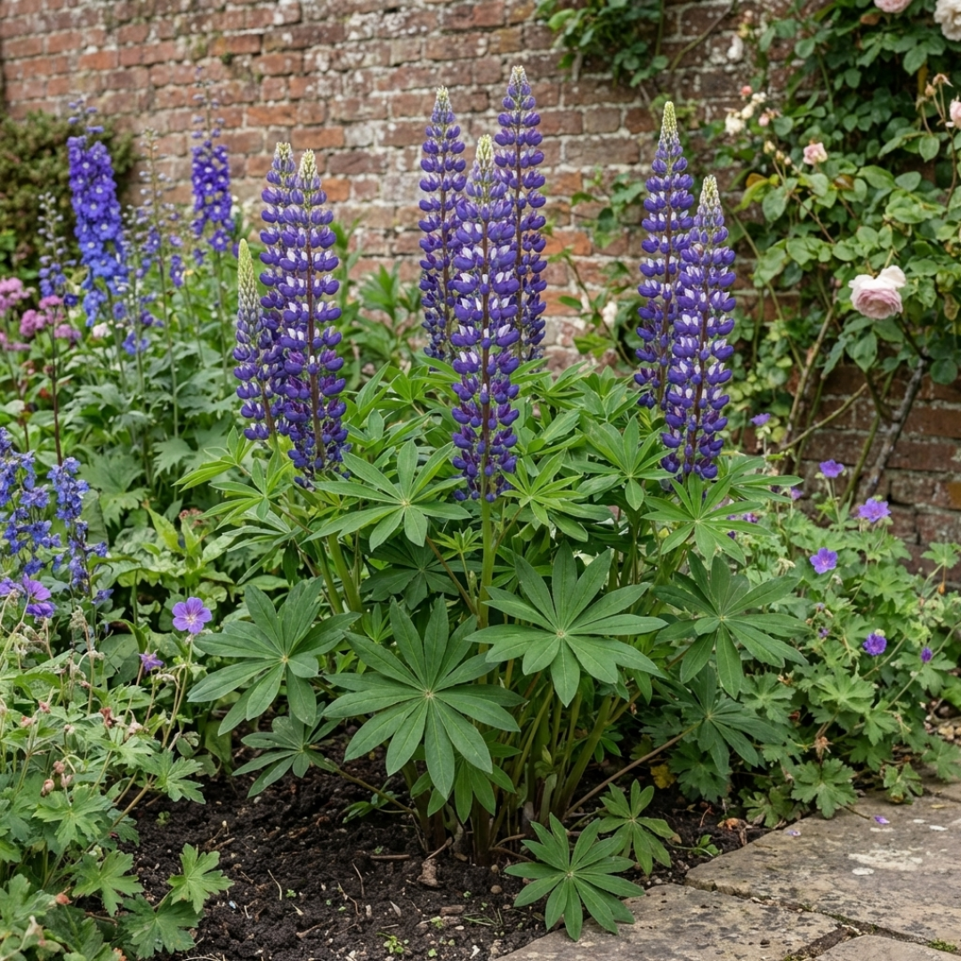 Lupin ‘Legendary Blue’ — Hardy Perennial, Bee-Friendly, 1L Pot (Set of 3 or 6)