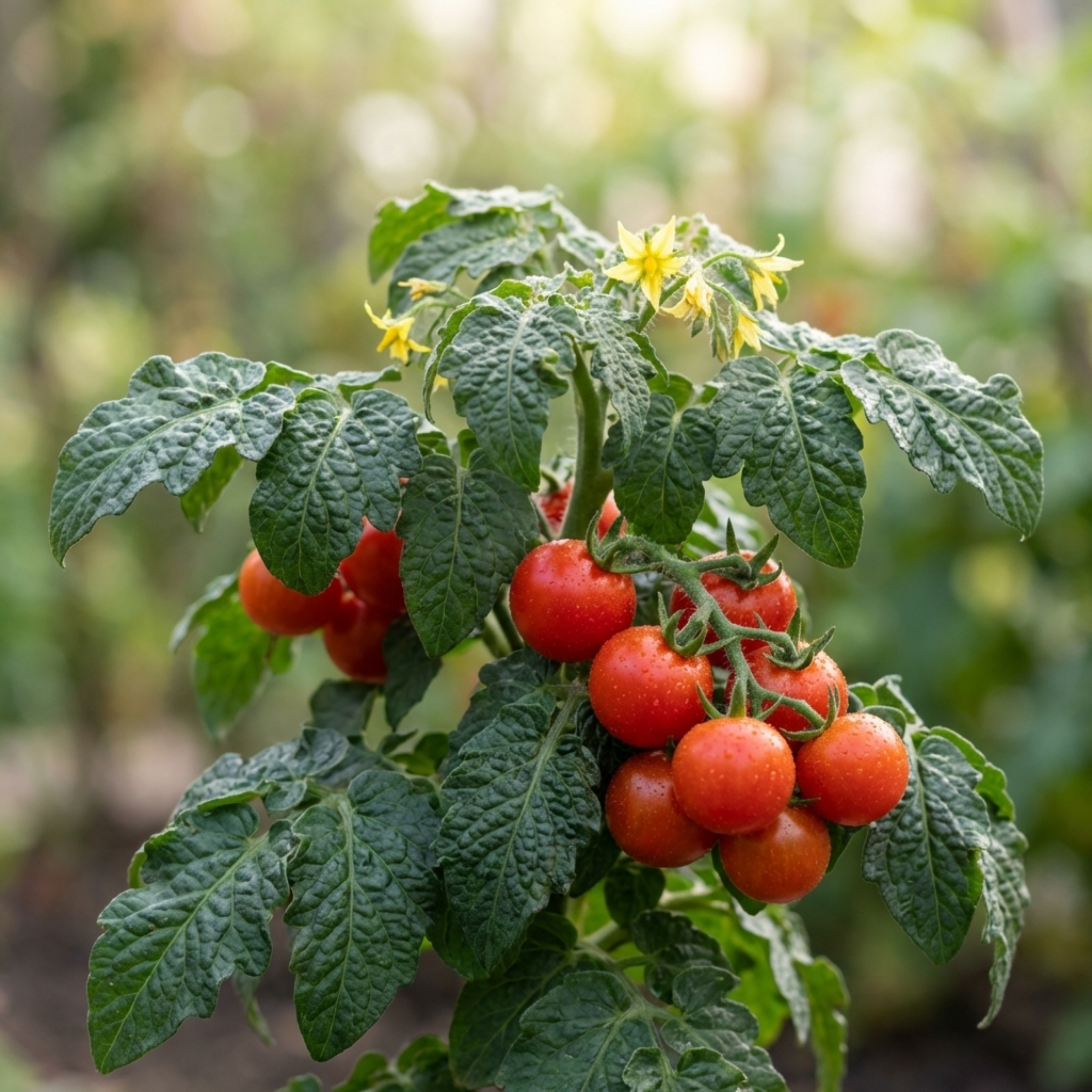 Tomato ‘Totem’ — Half-hardy Annual (determinate Bush Tomato), 1L Pot (Set of 3 or 6)