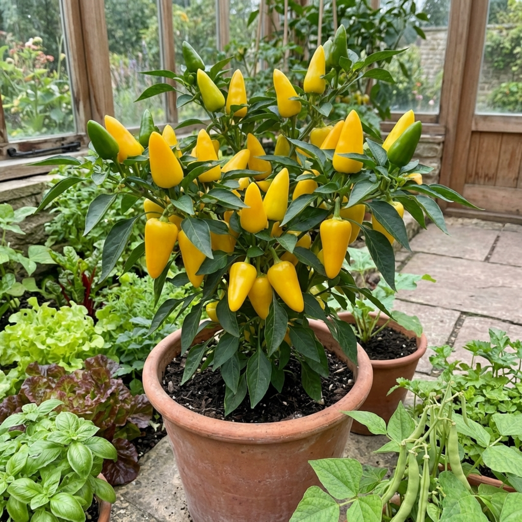 Sweet Pepper 'Astor' — Edible Annual, 10.5cm Pot (Set of 3 or 6)