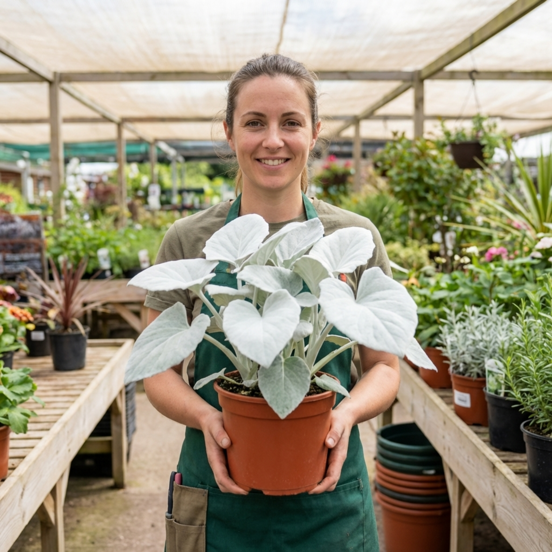 Senecio ‘Angel Wings’ — Evergreen Perennial, 2L Pot